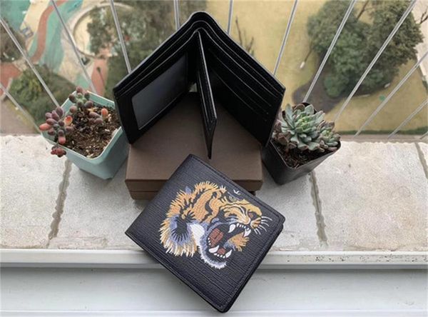 men animal short wallet leather black snake tiger bee wallets women long style purse wallet card holders with gift box, Brown;gray
men animal short wallet leather black snake tiger bee wallets women long style purse wallet card holders with gift box, Brown;gray