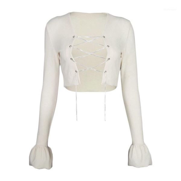women blouse fashion diamond chain tie cardigan chest ruffled long sleeve close fitting shirt for female white1, White
women blouse fashion diamond chain tie cardigan chest ruffled long sleeve close fitting shirt for female white1, White