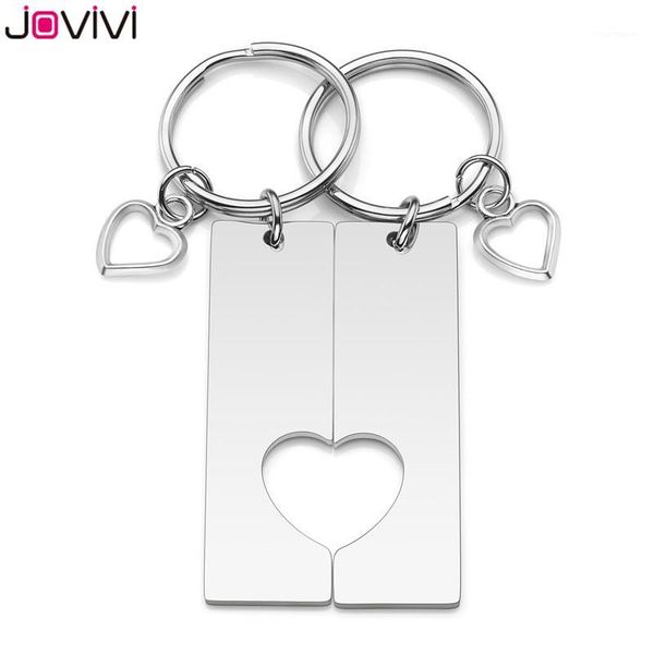 jovivi 2pcs couple keychain stainless steel matching heart puzzle pendant keychains key ring jewelry lovers family birthday gift1, Silver
jovivi 2pcs couple keychain stainless steel matching heart puzzle pendant keychains key ring jewelry lovers family birthday gift1, Silver