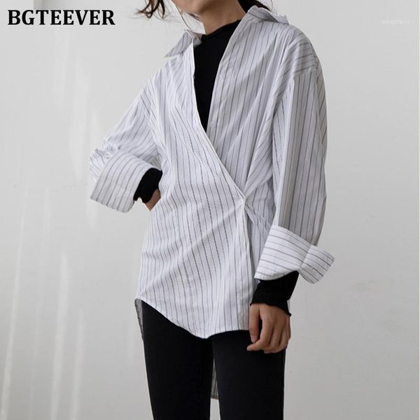 bgteever casual special button women blouses shirts turn-down collar white shirts femme striped female 2020 spring summer1
bgteever casual special button women blouses shirts turn-down collar white shirts femme striped female 2020 spring summer1