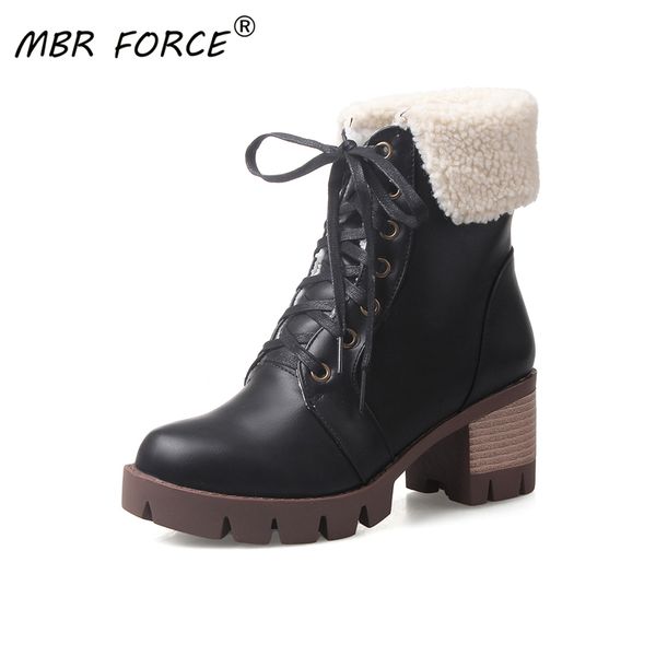 mbr force women snow boots lace up winter plus size platform ladies warm shoes 2020 new women suede ankle boots female girls 1026, Black
mbr force women snow boots lace up winter plus size platform ladies warm shoes 2020 new women suede ankle boots female girls 1026, Black