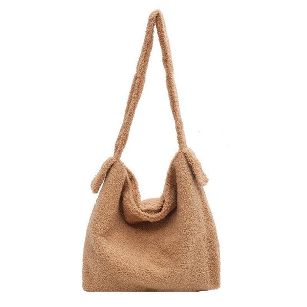 large capacity plush female crossbody bags soft women's shoulder bags soild color ladies handbag simple shopping for girls
large capacity plush female crossbody bags soft women's shoulder bags soild color ladies handbag simple shopping for girls