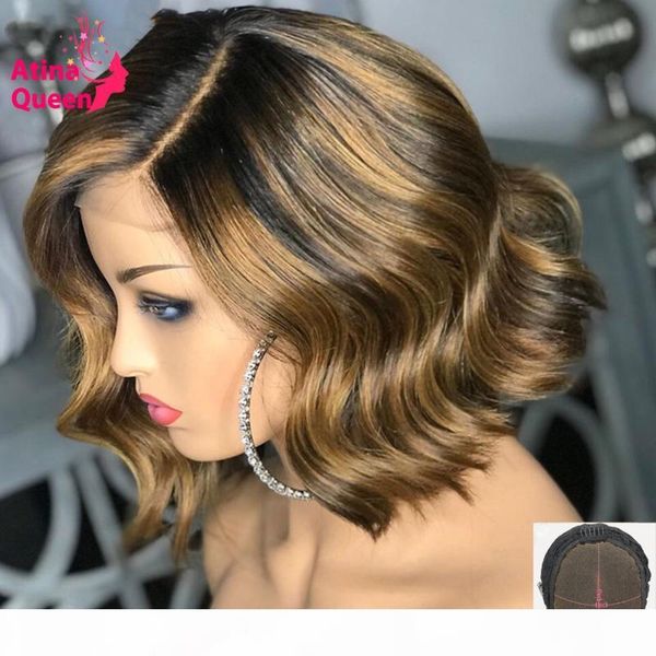 bob wig lace front hman hair wigs preplucked remy wavy pixie cut 4x4 ombre highlight honey blonde human hair closure wigs, Black;brown
bob wig lace front hman hair wigs preplucked remy wavy pixie cut 4x4 ombre highlight honey blonde human hair closure wigs, Black;brown