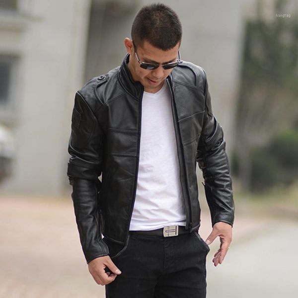 2020 black men genuine thick cowhide short biker's leather jacket plus size xxxl slim fit russian motorcycle coat
2020 black men genuine thick cowhide short biker's leather jacket plus size xxxl slim fit russian motorcycle coat