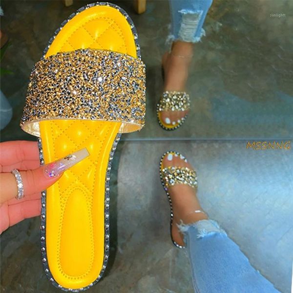slippers 2021 summer women's fashion peep toe crystal bling flat ladies shoes cute candy color anti slip slippers1, Black
slippers 2021 summer women's fashion peep toe crystal bling flat ladies shoes cute candy color anti slip slippers1, Black