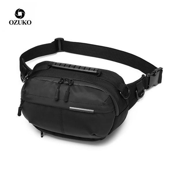 

ozuko hombre, impermeable, a la moda, deportes al aire libre, bandolera, rionera de viaje corta para telfono c1001