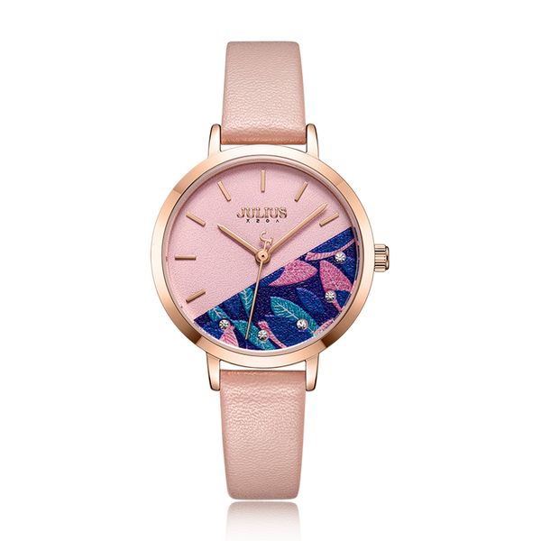 julius watch green fresh girl fashion watch flower design delicate gift watch clock for gf with gift box packaging ja-1089, Slivery;brown
julius watch green fresh girl fashion watch flower design delicate gift watch clock for gf with gift box packaging ja-1089, Slivery;brown
