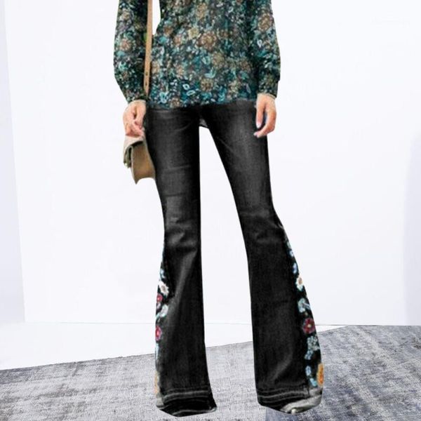 women's jeans retro female wide leg pants trousers autumn high waist flare women bell bottom denim ladies skinny jeans1, Blue
women's jeans retro female wide leg pants trousers autumn high waist flare women bell bottom denim ladies skinny jeans1, Blue