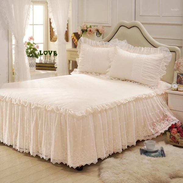 bedding sets 1 piece bed skirt +2pieces pillowcaseswhite lace set princess bedspreads sheet for girl cover king/queen1
bedding sets 1 piece bed skirt +2pieces pillowcaseswhite lace set princess bedspreads sheet for girl cover king/queen1