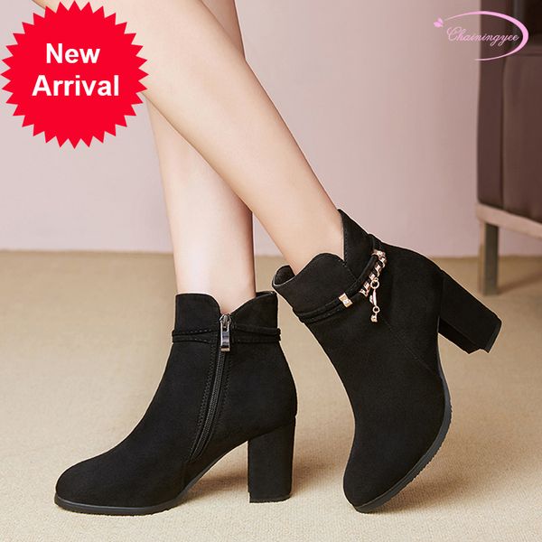 2021 the new comfortable party style roundfoot toe ankle fashion crystal metal zipper high heels thick riding boots women's shoes 1e4i, Black
2021 the new comfortable party style roundfoot toe ankle fashion crystal metal zipper high heels thick riding boots women's shoes 1e4i, Black