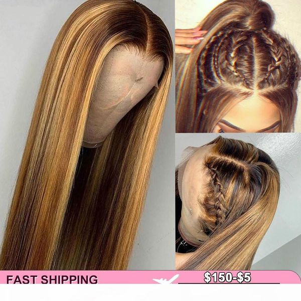 blonde lace front wigs highlight brown lace front human hair wigs brazilian bone straight human hair wig ombre wig, Black;brown
blonde lace front wigs highlight brown lace front human hair wigs brazilian bone straight human hair wig ombre wig, Black;brown