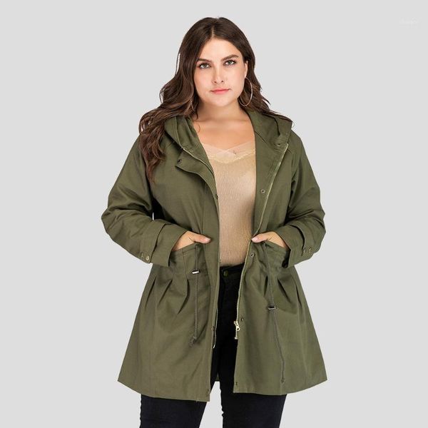 2020 spring autumn women army green hooded windbreaker jacket bomber jacket women plus size long coats and jackets xl-5xl1, Black;brown
2020 spring autumn women army green hooded windbreaker jacket bomber jacket women plus size long coats and jackets xl-5xl1, Black;brown
