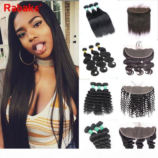 brazilian unprocessed virgin hair bundles with frontal rabake 4pcs loose deep wave body wave weave hair bundles 13x4 ear to ear lace closure, Black;brown
brazilian unprocessed virgin hair bundles with frontal rabake 4pcs loose deep wave body wave weave hair bundles 13x4 ear to ear lace closure, Black;brown