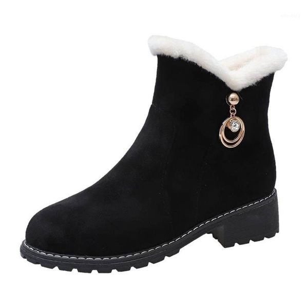 women winter snow boots zipper furry add cotton ankle boots platform fashion warm rhinestone female outdoor shoes1, Black
women winter snow boots zipper furry add cotton ankle boots platform fashion warm rhinestone female outdoor shoes1, Black