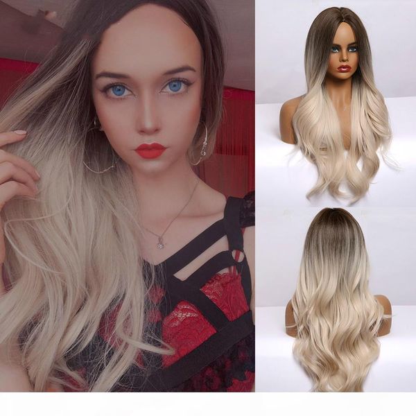 humanhairbrown light blondeplatinum long wavy middle part hair wig cosplay, Black;brown
humanhairbrown light blondeplatinum long wavy middle part hair wig cosplay, Black;brown