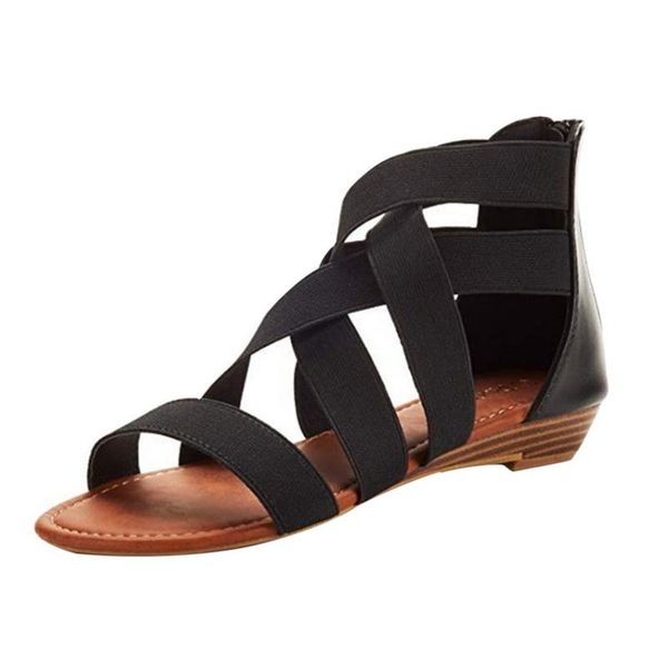 2020 women's flats women's summer shoes sandals fashion open toe design roman sandals summer flats, Black
2020 women's flats women's summer shoes sandals fashion open toe design roman sandals summer flats, Black