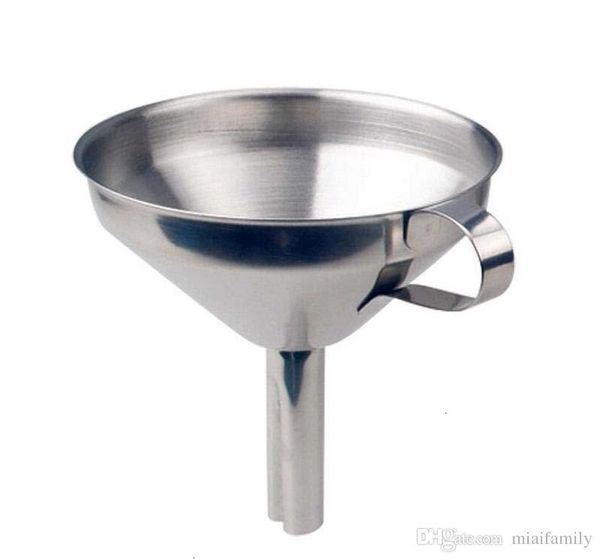 functional stainless steel kitchen oil honey funnel with detachable strainer/filter for perfume liquid water tools epacket
functional stainless steel kitchen oil honey funnel with detachable strainer/filter for perfume liquid water tools epacket