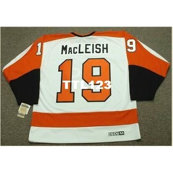 121s #19 rick macleish philadelphia flyers 1974 ccm vintage away hockey jersey or custom any name or number retro jersey, Black
121s #19 rick macleish philadelphia flyers 1974 ccm vintage away hockey jersey or custom any name or number retro jersey, Black