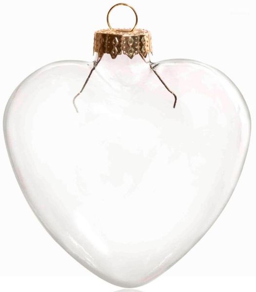 party decoration diy paintable transparent christmas decoration, 85mm heart glass ornament with gold cap, 100/pack1
party decoration diy paintable transparent christmas decoration, 85mm heart glass ornament with gold cap, 100/pack1
