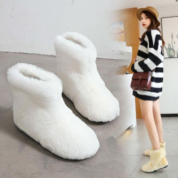 winter women snow short boots new winter lamb faux fu sweet woollen boots increasing heigh women's snow boot flat warm chaussure, Black
winter women snow short boots new winter lamb faux fu sweet woollen boots increasing heigh women's snow boot flat warm chaussure, Black