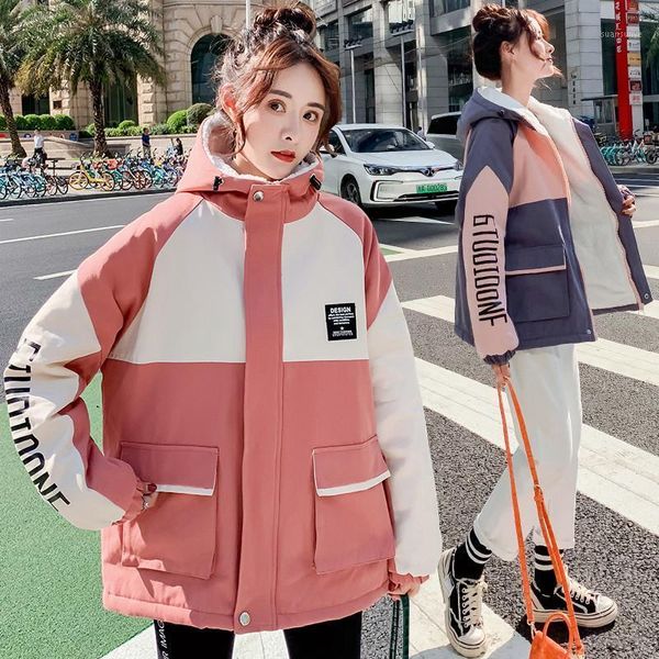 2020 winter coat female loose cotton-padded clothes plus velvet thickening lambswool tooling cotton-musictide women winter coat1, Black
2020 winter coat female loose cotton-padded clothes plus velvet thickening lambswool tooling cotton-musictide women winter coat1, Black