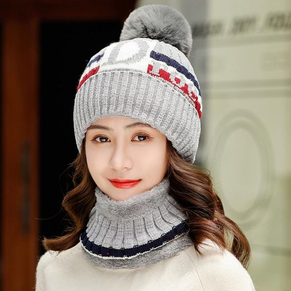 beanie/skull caps brand letter knitting hats women velvet thick beanie skullies hat bib suit female outdoor cycling windproof bonnet wool, Blue;gray
beanie/skull caps brand letter knitting hats women velvet thick beanie skullies hat bib suit female outdoor cycling windproof bonnet wool, Blue;gray