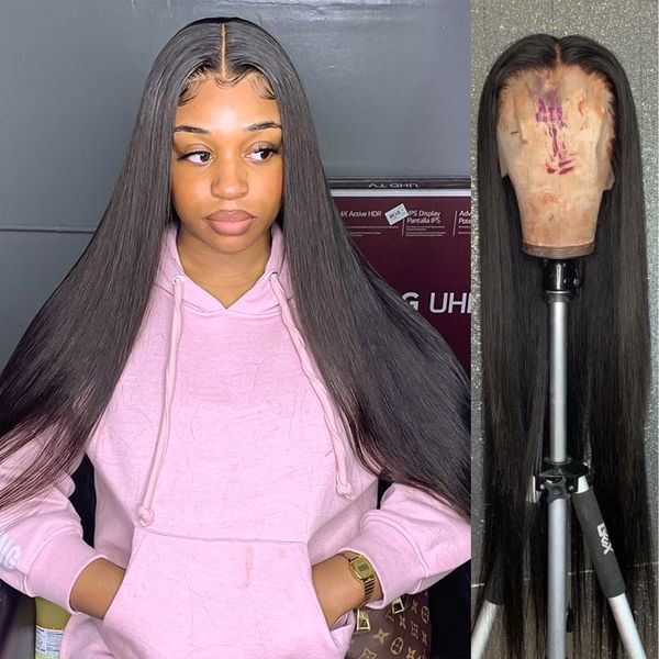 28 30 inch brazilian straight glueless frontal 13x4 lace front human hair wigs pre plucked virgin human hair for women, Black;brown
28 30 inch brazilian straight glueless frontal 13x4 lace front human hair wigs pre plucked virgin human hair for women, Black;brown