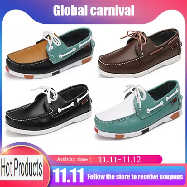 mens casual genuine suede leather docksides classic boat loafers handmade shoes high quality, Red;white
mens casual genuine suede leather docksides classic boat loafers handmade shoes high quality, Red;white