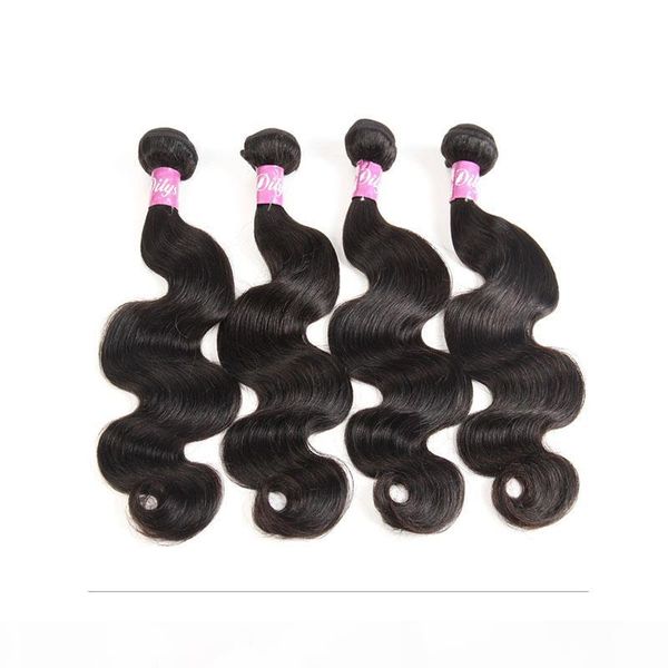 dilys body wave hair extensions brazilian indian malaysian virgin human hair bundles 100g bundle natural color 8-28 inches, Black
dilys body wave hair extensions brazilian indian malaysian virgin human hair bundles 100g bundle natural color 8-28 inches, Black
