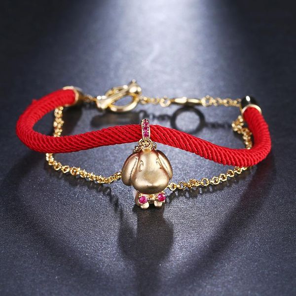 emmaya brand lucky puppy red crystal bracelets bangles for women red rope bracelet gift party, Black
emmaya brand lucky puppy red crystal bracelets bangles for women red rope bracelet gift party, Black