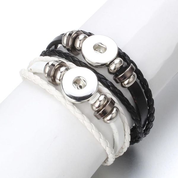 snap button bracelet braided leather button snap bracelet & bangles fit 18mm snaps for women men buttons jewel bbyiny, Golden;silver
snap button bracelet braided leather button snap bracelet & bangles fit 18mm snaps for women men buttons jewel bbyiny, Golden;silver