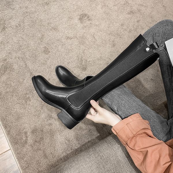 2020 new big tube round womens boots plus fat mid-calf fat big size long boots fat girl high boots leg thick riding women, Black
2020 new big tube round womens boots plus fat mid-calf fat big size long boots fat girl high boots leg thick riding women, Black