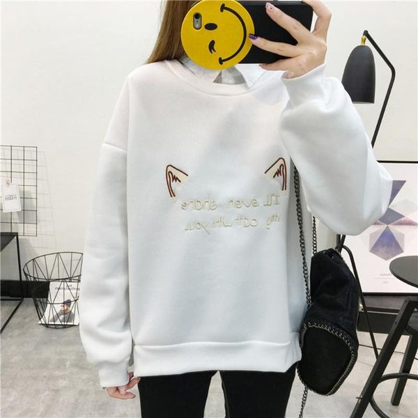 feitong womens letter cat long sleeve sweatshirt pullover casual blouse warm kawaii korean style ladies sweatshirts1, Black
feitong womens letter cat long sleeve sweatshirt pullover casual blouse warm kawaii korean style ladies sweatshirts1, Black