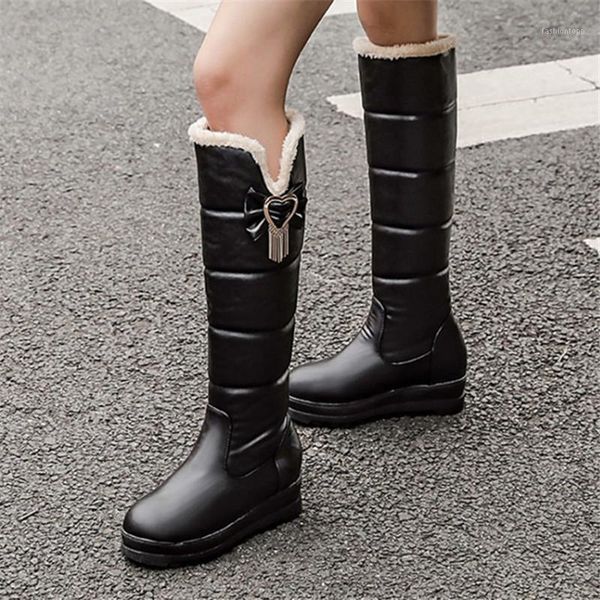 boots pxelena designer butterfly-knot women knee high snow waterproof non slip winter warm thick fur shoes black white red 34-431
boots pxelena designer butterfly-knot women knee high snow waterproof non slip winter warm thick fur shoes black white red 34-431