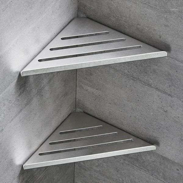 bathroom wall shelf shower room wall mounted shampoo holder stainless steel shelf1
