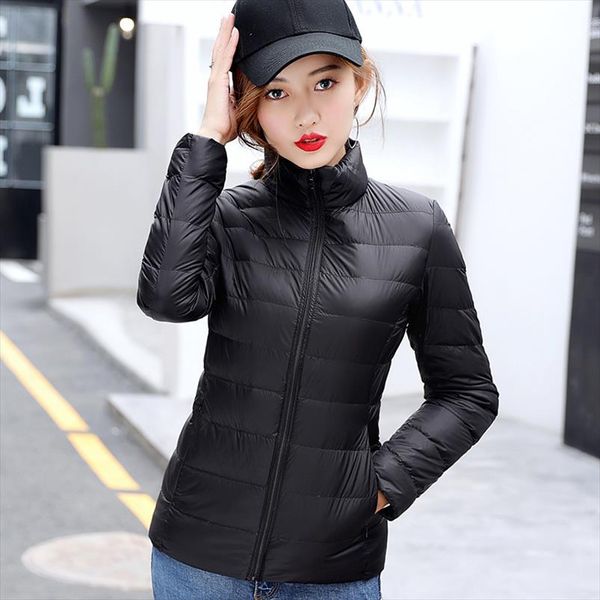 женщины осень зима теплый тонкий coat ultra light duck пуховик короткие женщины шинель тонкий твердые куртки пальто портативный parkas, Black
женщины осень зима теплый тонкий coat ultra light duck пуховик короткие женщины шинель тонкий твердые куртки пальто портативный parkas, Black
