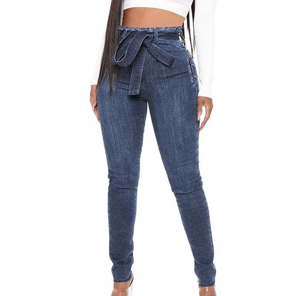 women fashion jeans high waist slim fit lace-up female solid denim pants plus size stretch lady jeans skinny pencil pants, Blue
women fashion jeans high waist slim fit lace-up female solid denim pants plus size stretch lady jeans skinny pencil pants, Blue