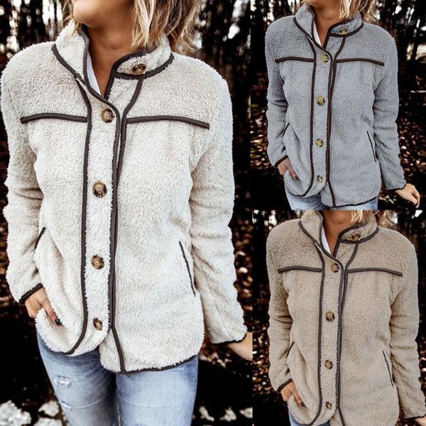 running jackets 2021 women winter coatsfashion long sleeve up faux shearling shaggy coat jacket pockets loose and thick women's outerwe, Black;red
running jackets 2021 women winter coatsfashion long sleeve up faux shearling shaggy coat jacket pockets loose and thick women's outerwe, Black;red