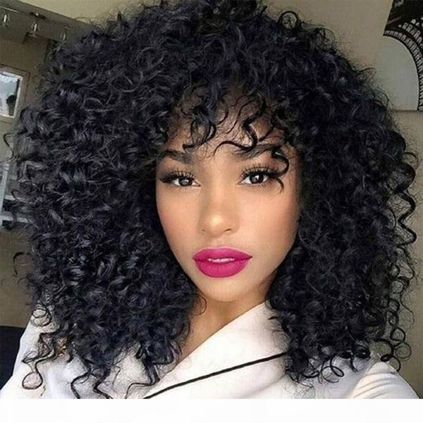 130%-180% density brazilian curly human hair wigs with bangs full ends lace front wigs natural black remy hair fringe wig 
130%-180% density brazilian curly human hair wigs with bangs full ends lace front wigs natural black remy hair fringe wig
