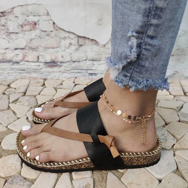 women sandals roma style summer shoes women flat sandals beach shoes pu flip flops plus size outdoor, Black
women sandals roma style summer shoes women flat sandals beach shoes pu flip flops plus size outdoor, Black
