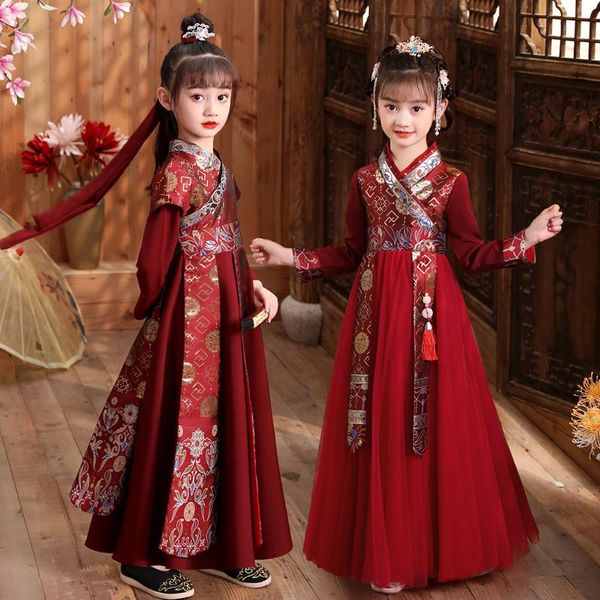 ethnic clothing kids embroider hanfu ancient student costume boy&girls birthday party perform dress traditional chinese robe pography clothe, Red
ethnic clothing kids embroider hanfu ancient student costume boy&girls birthday party perform dress traditional chinese robe pography clothe, Red