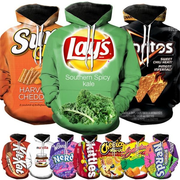 fashion cheetos snacks series hoodies 3d printing hooded sweatshirt funny qiduo fries potato chips pullover couple clothes e122108, White
fashion cheetos snacks series hoodies 3d printing hooded sweatshirt funny qiduo fries potato chips pullover couple clothes e122108, White