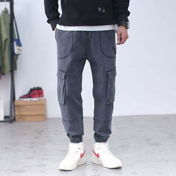 capris spring and autumn men's tight casual pantscasual pants versatileloose and fattening plus size leggings korean fashion pants for, Blue
capris spring and autumn men's tight casual pantscasual pants versatileloose and fattening plus size leggings korean fashion pants for, Blue