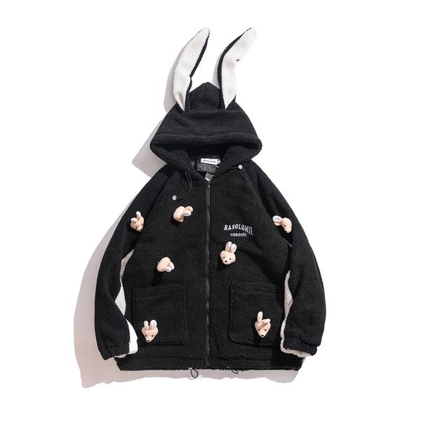 2020 of men ears rabbit cotton quilted thick male feminine streetwear jacket outerwear kjcs, Black
2020 of men ears rabbit cotton quilted thick male feminine streetwear jacket outerwear kjcs, Black