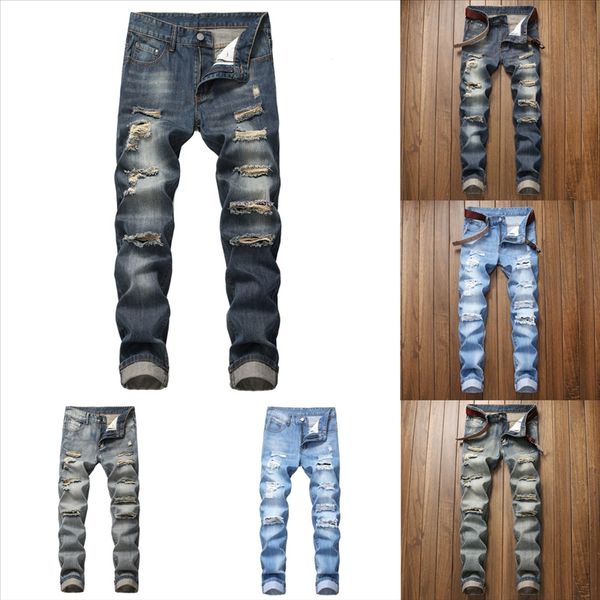 dpzkb new autumn winter men hip hop casual man jeans jeans hole pants denim motorcycle design fashion plus size zipper luxury masculina , Black
dpzkb new autumn winter men hip hop casual man jeans jeans hole pants denim motorcycle design fashion plus size zipper luxury masculina , Black