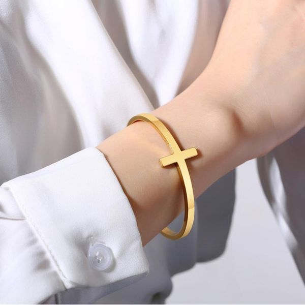 stainless steel cross bracelet christian diy engraved quote religious bible verse christian jewelry gift, Black
stainless steel cross bracelet christian diy engraved quote religious bible verse christian jewelry gift, Black