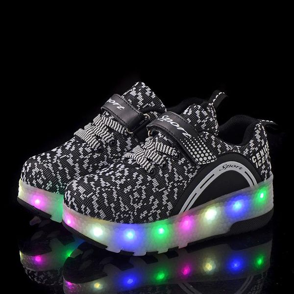 athletic & outdoor kids shoes with led lights children roller skate sneakers wheels glowing light up for boys girls zapatillas con ruedas, Black
athletic & outdoor kids shoes with led lights children roller skate sneakers wheels glowing light up for boys girls zapatillas con ruedas, Black