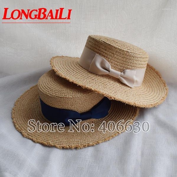 summer fashion flat raffia straw sun hat for women casual bow beach caps swds0441, Blue;gray
summer fashion flat raffia straw sun hat for women casual bow beach caps swds0441, Blue;gray