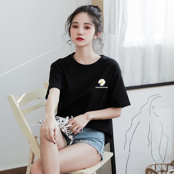 wbhgb women's pure 20 black and white chrysanthemum short sleeve coat t-shirt t-shirt korean summer cotton new daisy small jowhl
wbhgb women's pure 20 black and white chrysanthemum short sleeve coat t-shirt t-shirt korean summer cotton new daisy small jowhl
