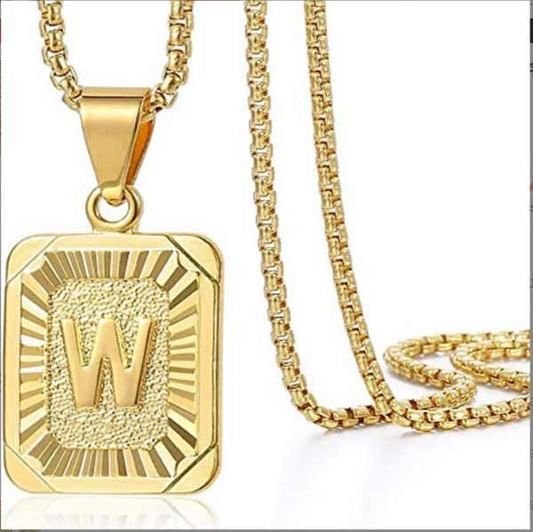 european and american hip hop men's necklace square letter necklace 26 english pendant, Silver
european and american hip hop men's necklace square letter necklace 26 english pendant, Silver